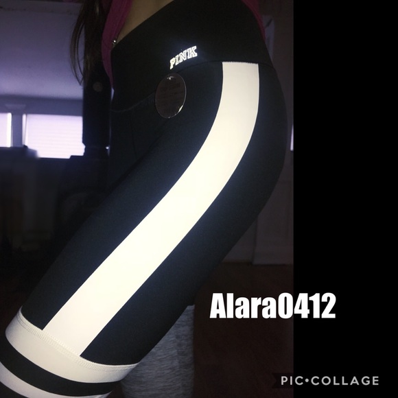 VS PINK ULTIMATE BONDED CROP LEGGINGS XS LIMTED ED - Picture 6 of 8